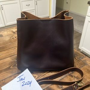 Portland Leather Goods Grizzly Butterly Crossbody